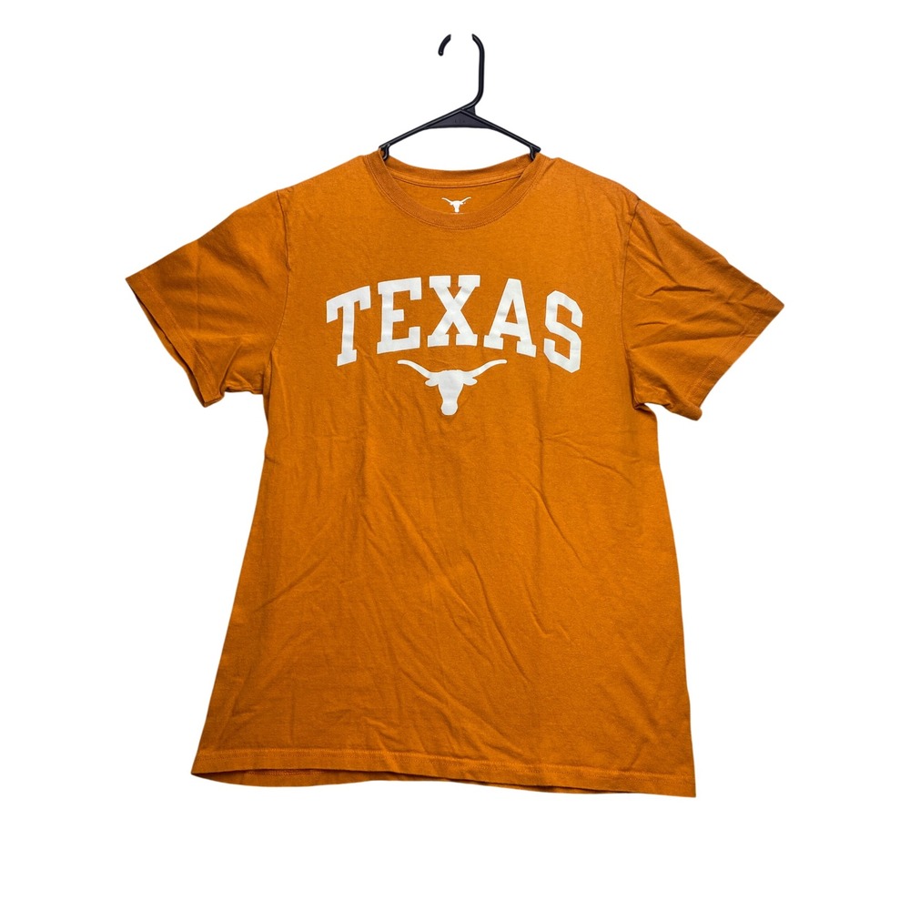 Texas Longhorns Shirt Mens Medium University Spell Out Logo Academia Athleisure